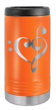 Load image into Gallery viewer, Love Music Laser Engraved Slim Can Insulated Koosie
