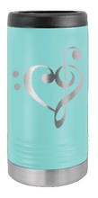 Load image into Gallery viewer, Love Music Laser Engraved Slim Can Insulated Koosie
