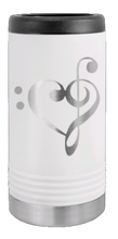 Load image into Gallery viewer, Love Music Laser Engraved Slim Can Insulated Koosie
