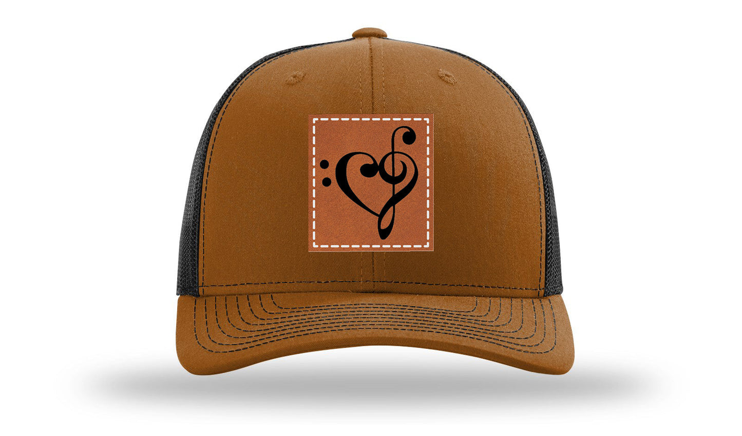Music Love Leather Patch Richardson 112 Hat