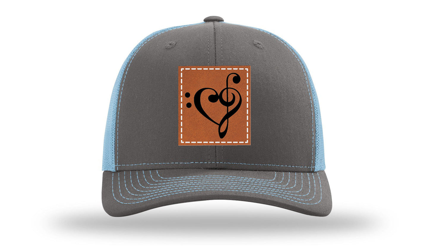 Music Love Leather Patch Richardson 112 Hat