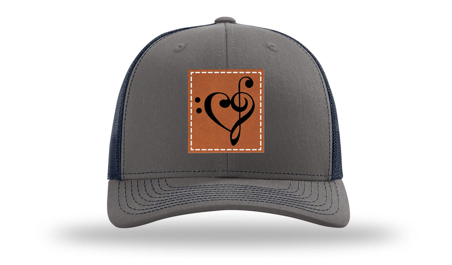 Music Love Leather Patch Richardson 112 Hat
