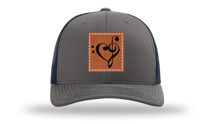 Music Love Leather Patch Richardson 112 Hat