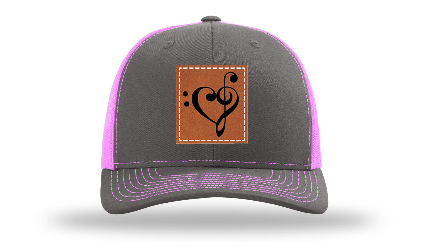 Music Love Leather Patch Richardson 112 Hat