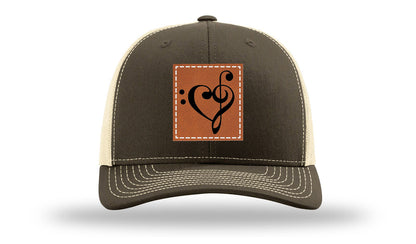 Music Love Leather Patch Richardson 112 Hat
