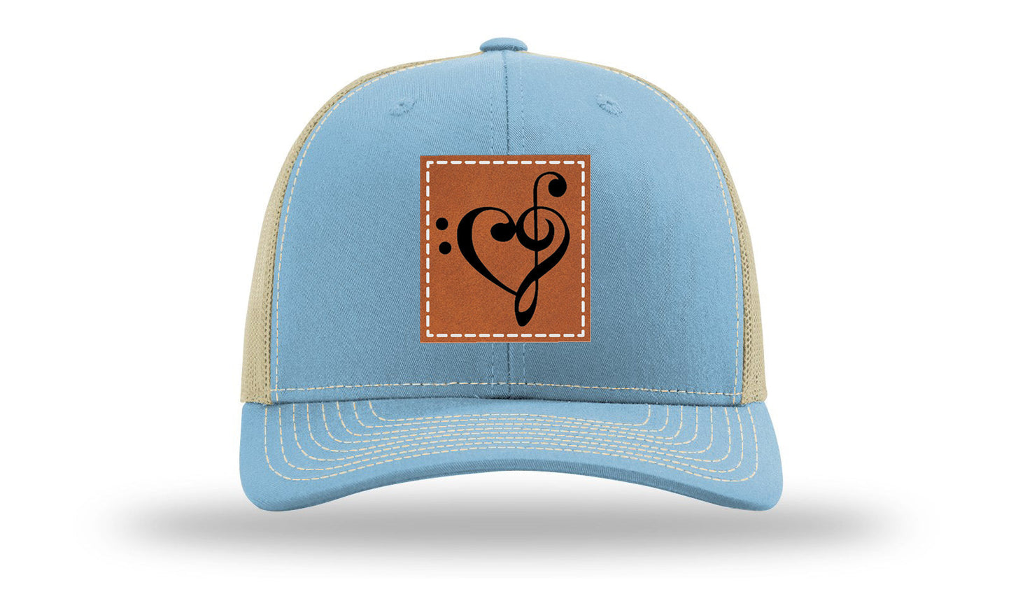 Music Love Leather Patch Richardson 112 Hat