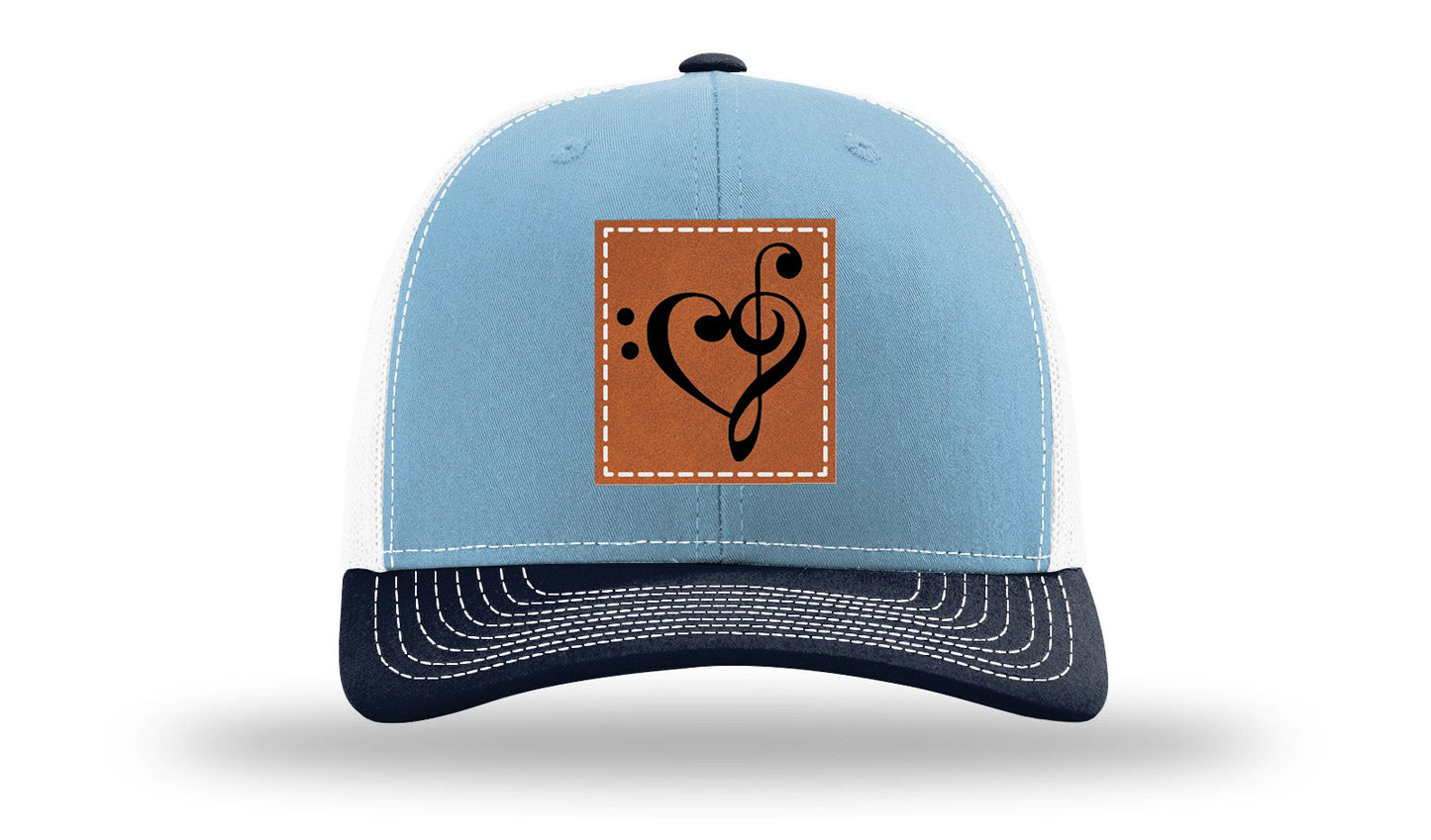 Music Love Leather Patch Richardson 112 Hat