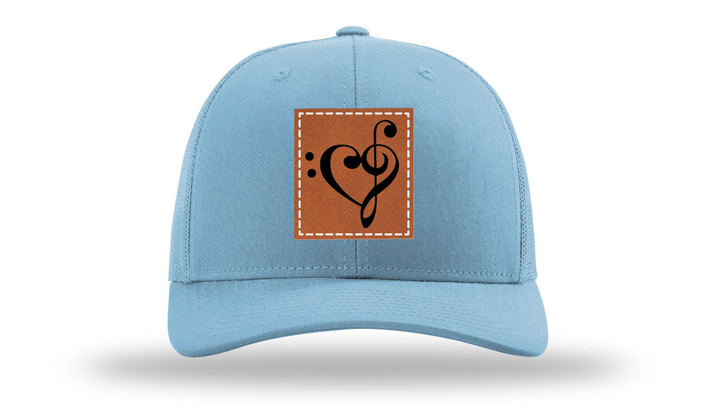 Music Love Leather Patch Richardson 112 Hat