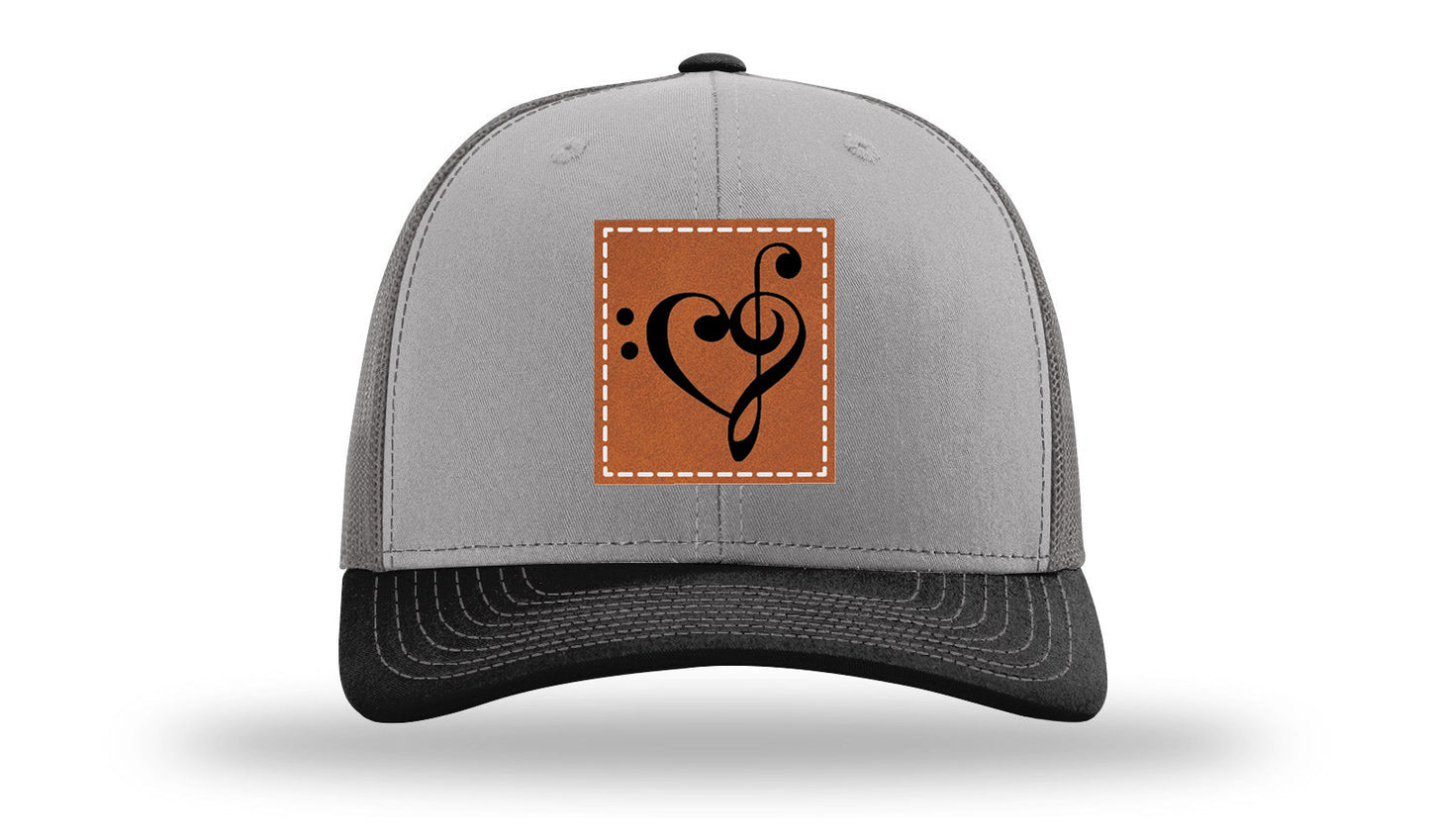 Music Love Leather Patch Richardson 112 Hat