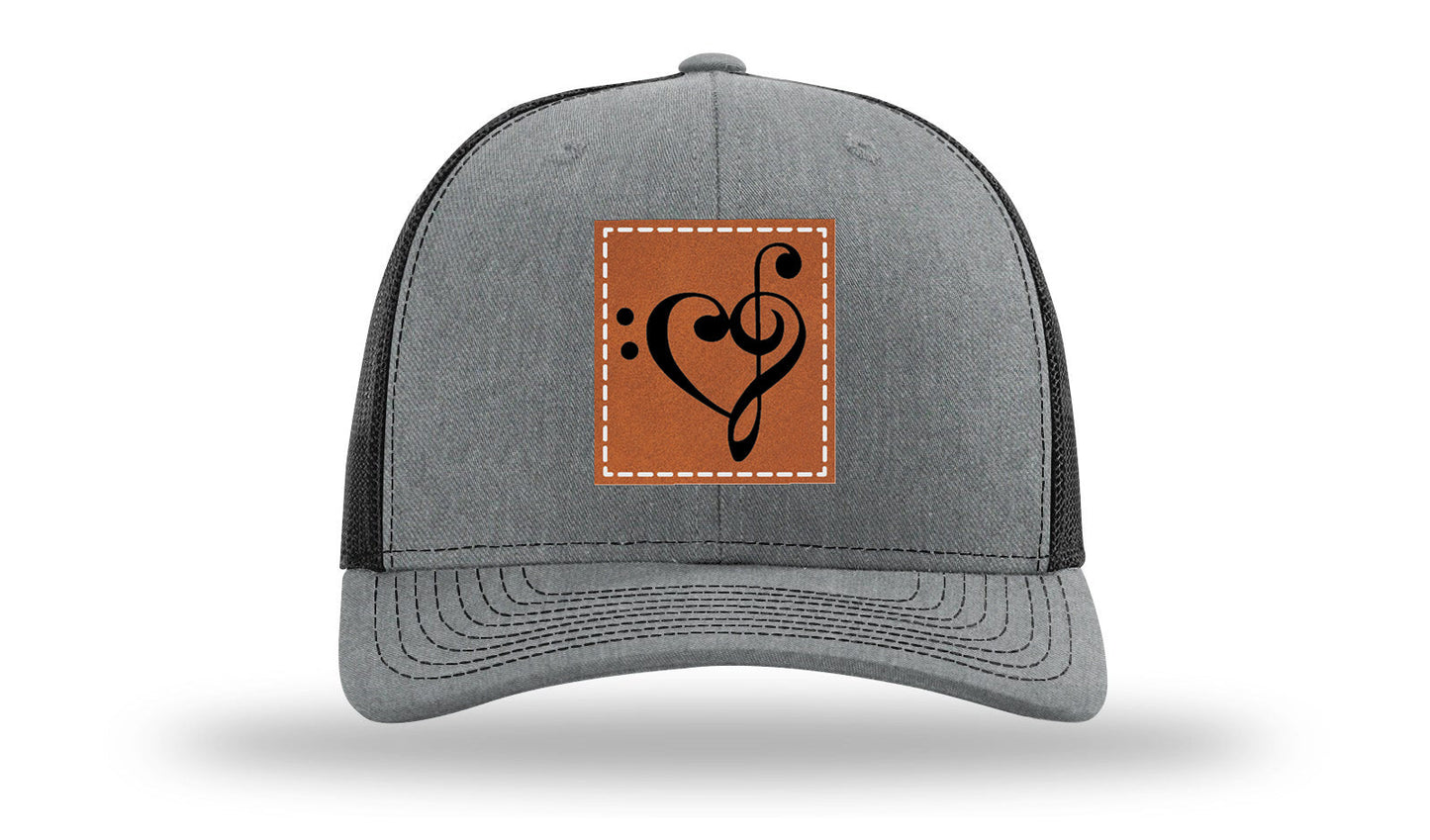 Music Love Leather Patch Richardson 112 Hat