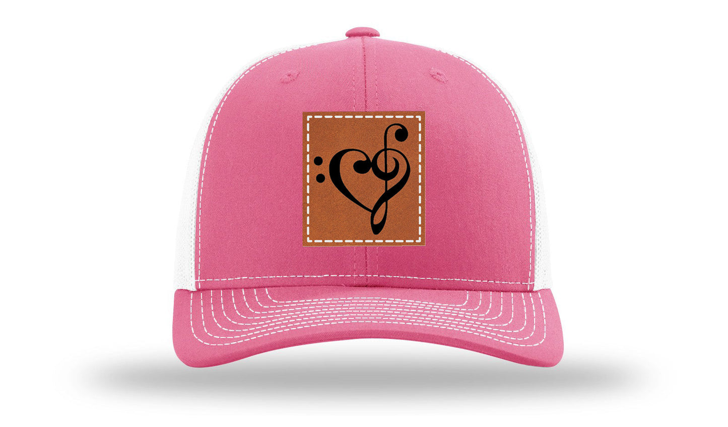 Music Love Leather Patch Richardson 112 Hat