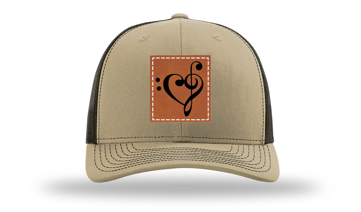 Music Love Leather Patch Richardson 112 Hat