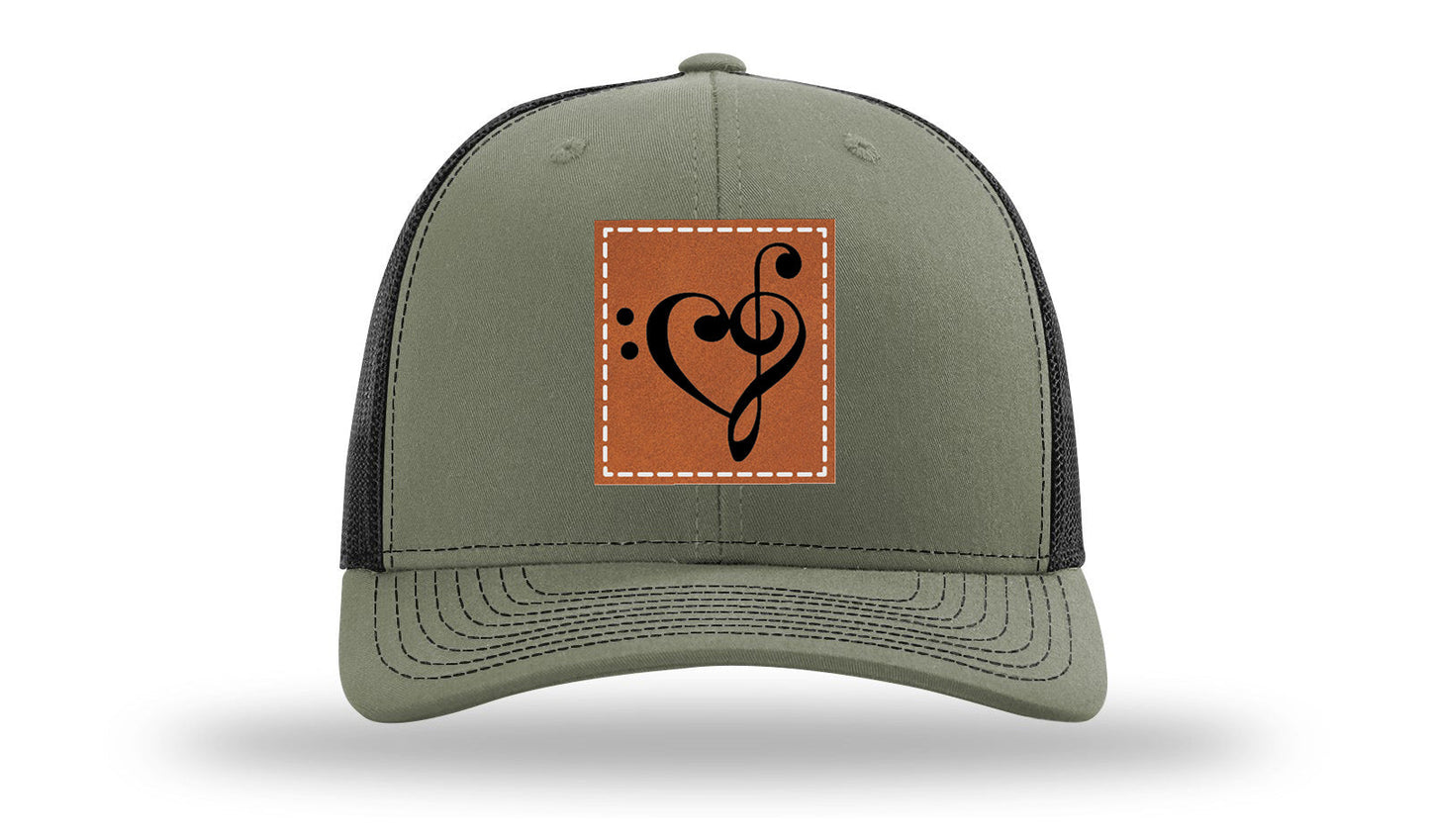 Music Love Leather Patch Richardson 112 Hat