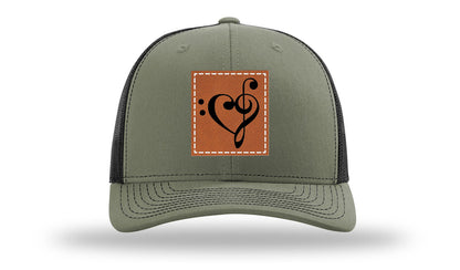 Music Love Leather Patch Richardson 112 Hat