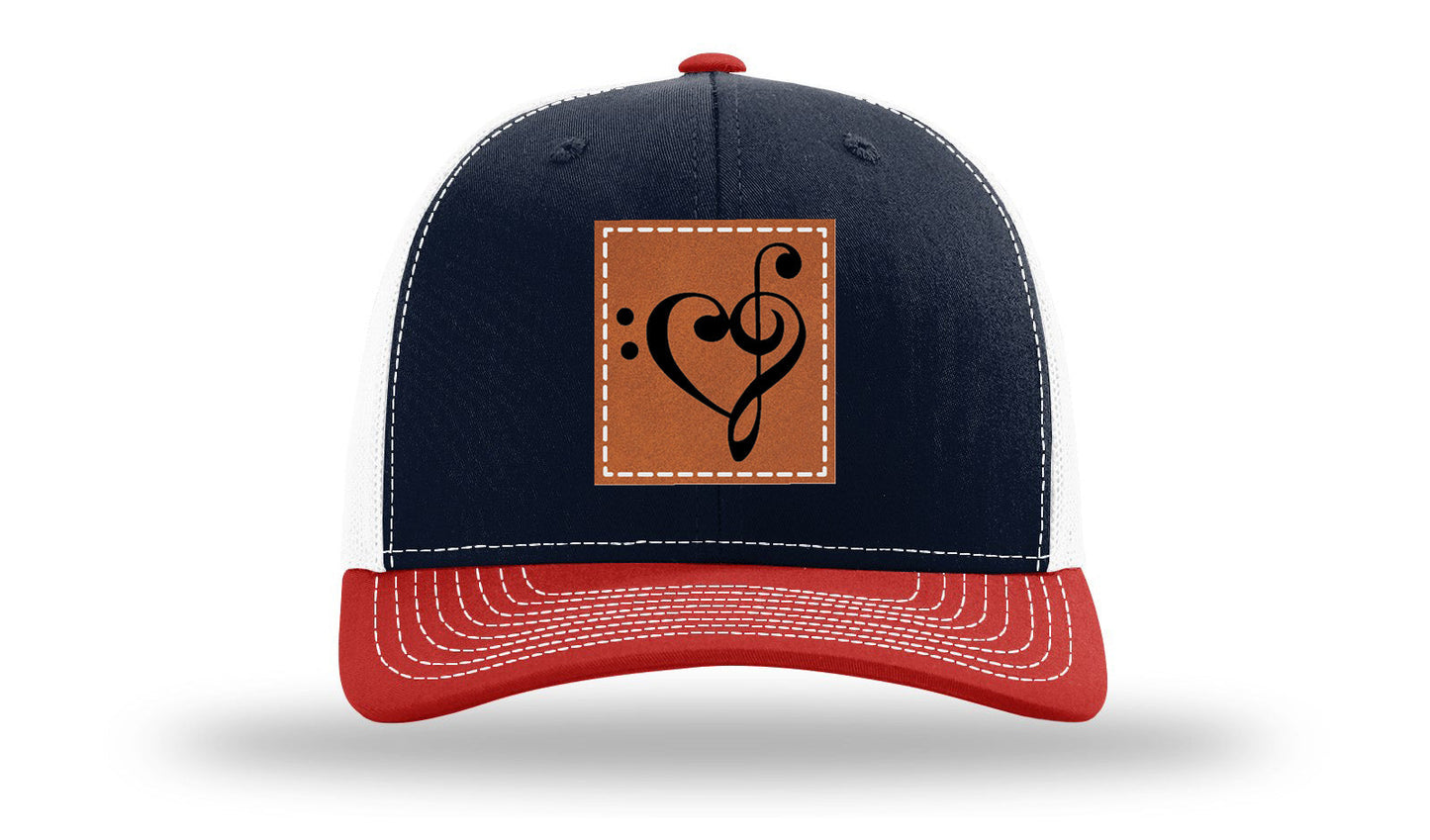 Music Love Leather Patch Richardson 112 Hat