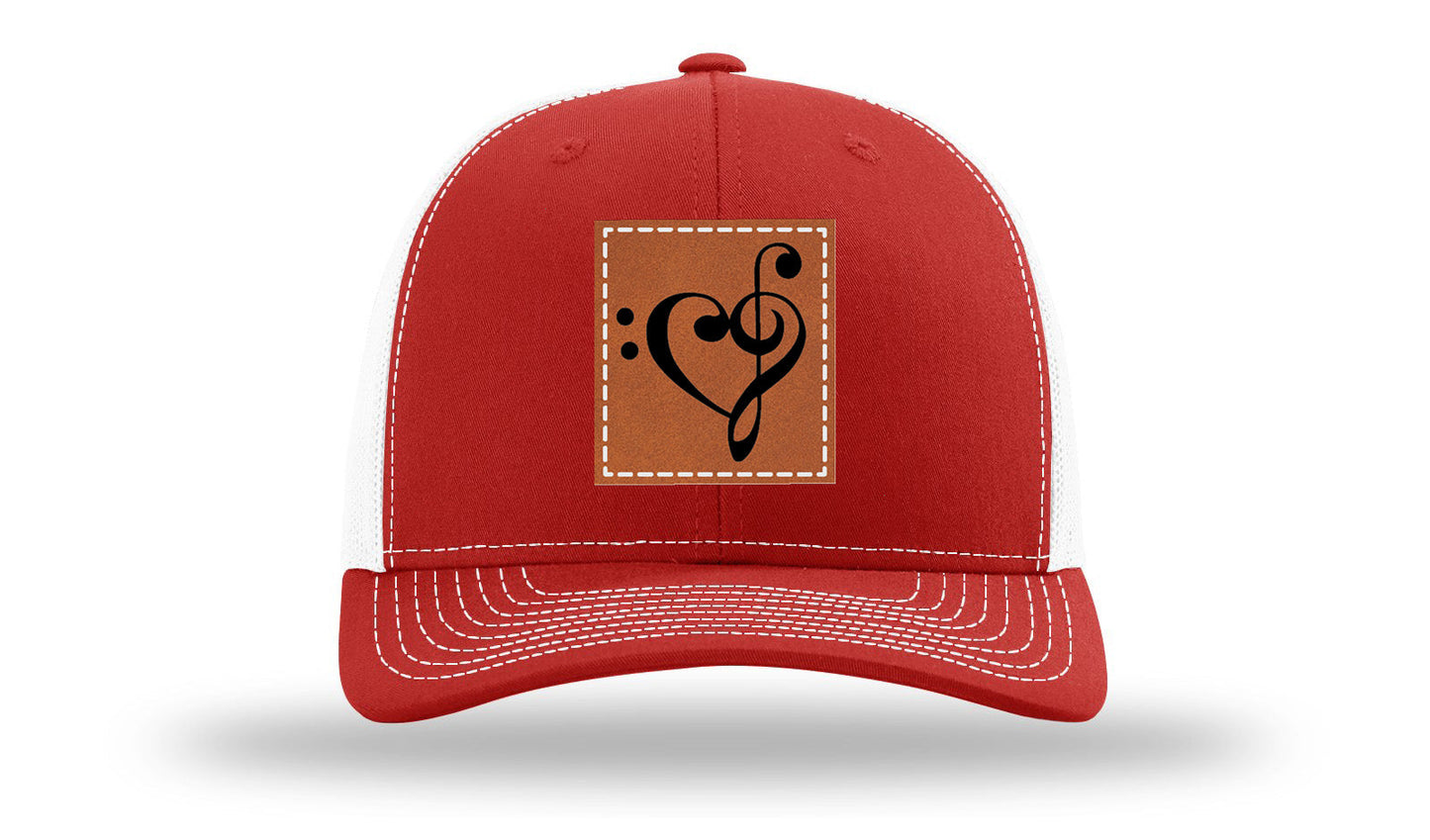 Music Love Leather Patch Richardson 112 Hat
