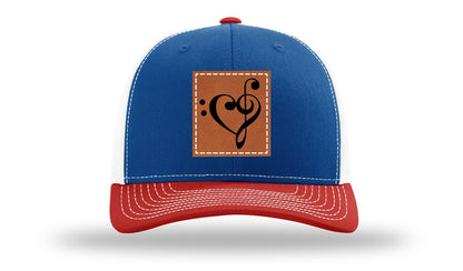 Music Love Leather Patch Richardson 112 Hat