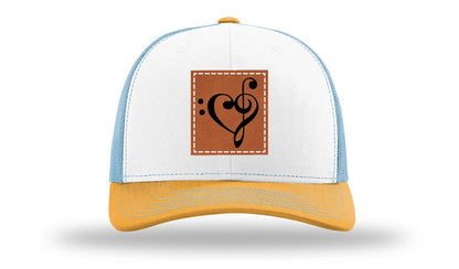 Music Love Leather Patch Richardson 112 Hat