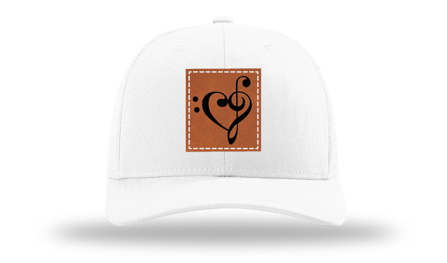 Music Love Leather Patch Richardson 112 Hat