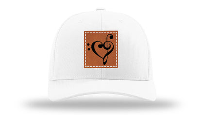 Music Love Leather Patch Richardson 112 Hat