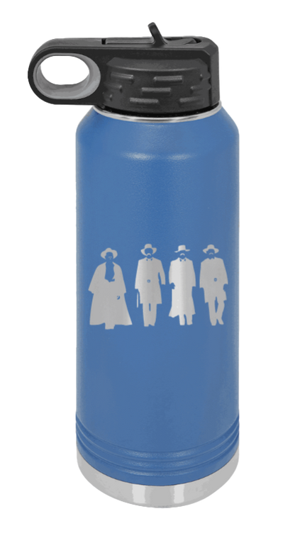 Tombstone - 32oz Water Bottle Laser Engraved- Royal Blue
