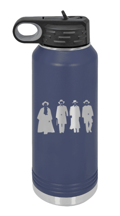 Tombstone - 32oz Water Bottle Laser Engraved- Navy