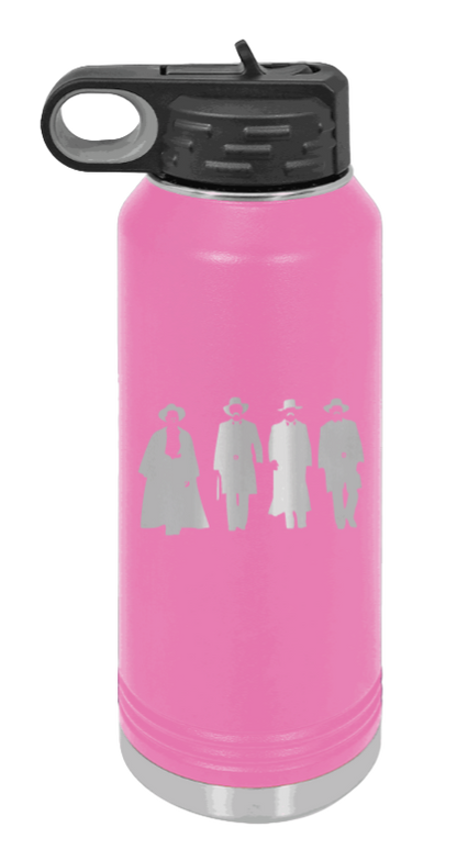 Tombstone - 32oz Water Bottle Laser Engraved- Pink