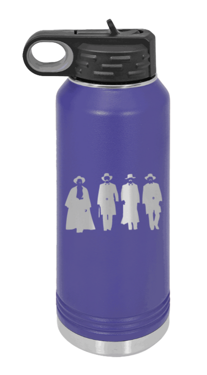 Tombstone - 32oz Water Bottle Laser Engraved- Purple