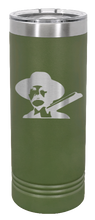 Load image into Gallery viewer, Tombstone Hells Coming Laser Engraved Skinny Tumbler (Etched)
