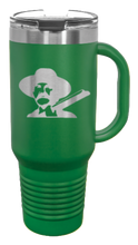 Load image into Gallery viewer, Tombstone Hells Comin&#39; 40oz Handle Mug Laser Engraved
