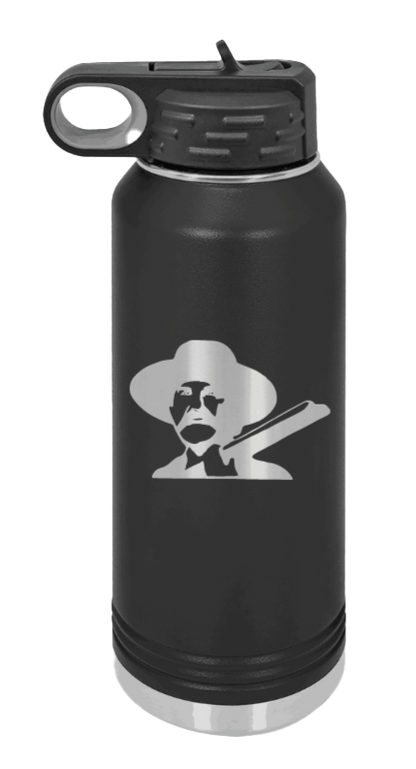 Tombstone 2 Hells Coming  - 32oz Water Bottle Laser Engraved- Black