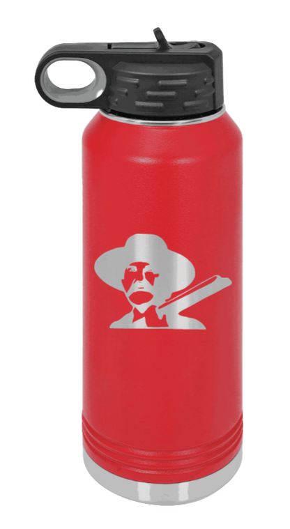 Tombstone 2 Hells Coming  - 32oz Water Bottle Laser Engraved- Red