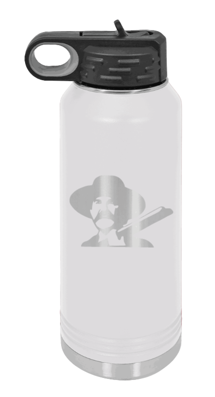 Tombstone 2 Hells Coming  - 32oz Water Bottle Laser Engraved- White