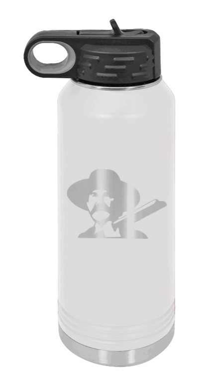 Tombstone 2 Hells Coming  - 32oz Water Bottle Laser Engraved- White