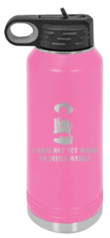 Tombstone 4 Defile  - 32oz Water Bottle Laser Engraved- Pink