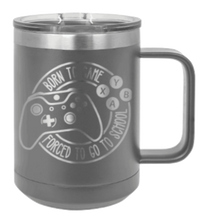 Load image into Gallery viewer, Born To GameLaser Engraved Mug (Etched)
