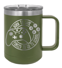 Load image into Gallery viewer, Born To GameLaser Engraved Mug (Etched)
