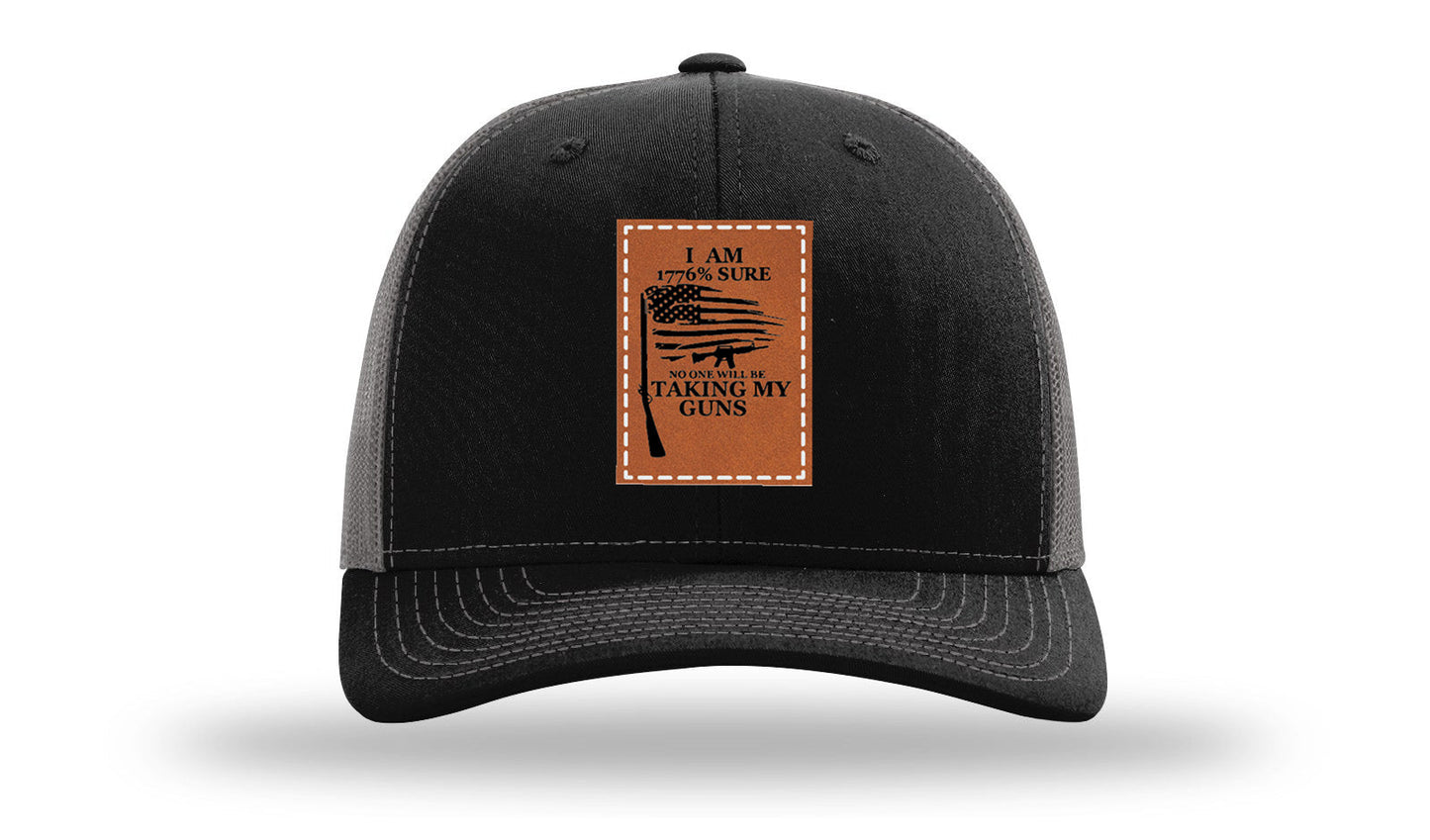 I Am 1776% Sure Leather Patch Richardson 112 Hat