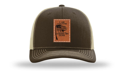 I Am 1776% Sure Leather Patch Richardson 112 Hat