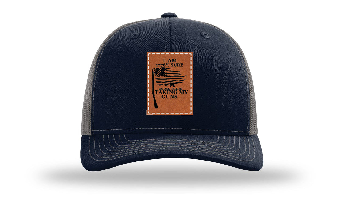 I Am 1776% Sure Leather Patch Richardson 112 Hat
