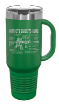 Load image into Gallery viewer, Patriots Guide To Guns 40oz Handle Mug Laser Engraved
