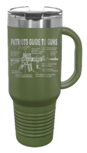 Load image into Gallery viewer, Patriots Guide To Guns 40oz Handle Mug Laser Engraved
