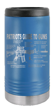 Load image into Gallery viewer, Patriots Guide To Guns Laser Engraved Slim Can Insulated Koosie
