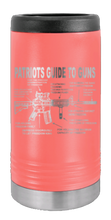 Load image into Gallery viewer, Patriots Guide To Guns Laser Engraved Slim Can Insulated Koosie
