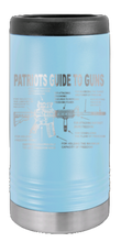 Load image into Gallery viewer, Patriots Guide To Guns Laser Engraved Slim Can Insulated Koosie
