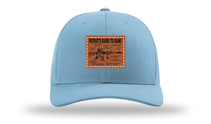 Patriots Guide To Guns Leather Patch Richardson 112 Hat