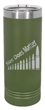 Load image into Gallery viewer, Size Does Matter Laser Engraved Skinny Tumbler (Etched)
