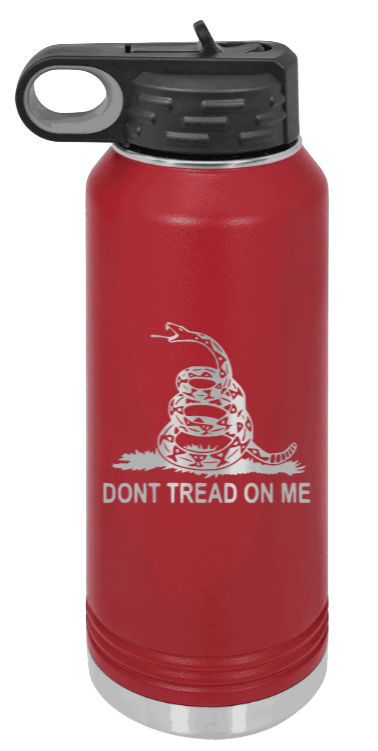 Join Or Die - 32oz Water Bottle Laser Engraved- Maroon