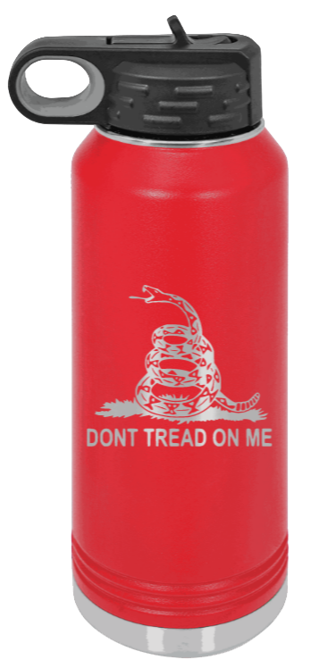 Join Or Die - 32oz Water Bottle Laser Engraved- Red