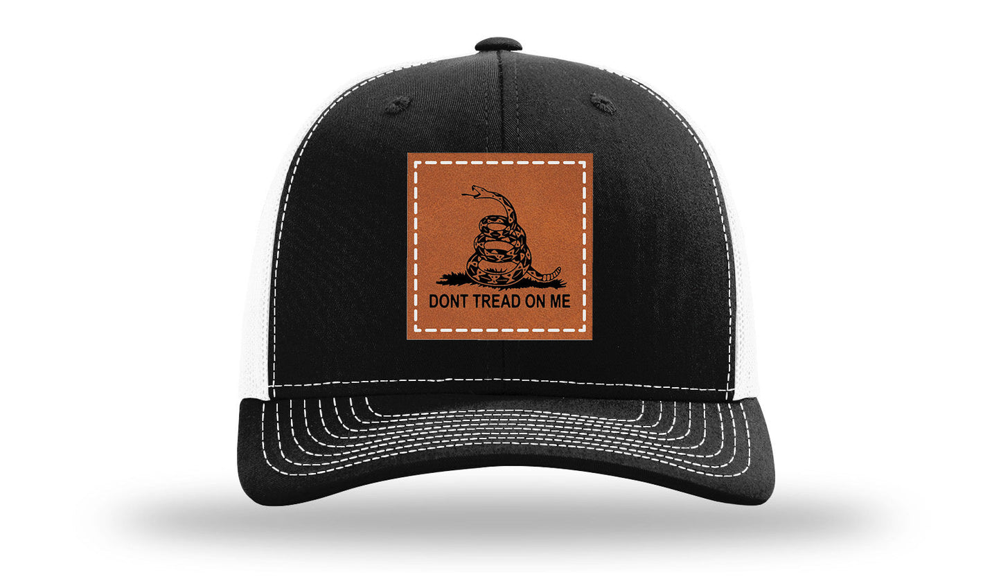 Don't Tread On Me Leather Patch Richardson 112 Hat